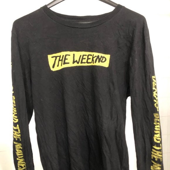 XO THE WEEKND BEAUTY BEHIND THE MADNESS LONGSLEEVE TEE SIZE M - Picture 1 of 4